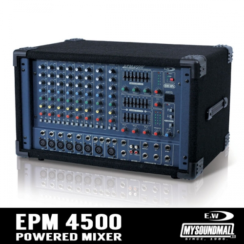 E&amp;W - EPM4500 ▷당일배송,enw,이앤더블유,파워드믹서,파워드앰프,믹서,패시브스피커,파파파파파월